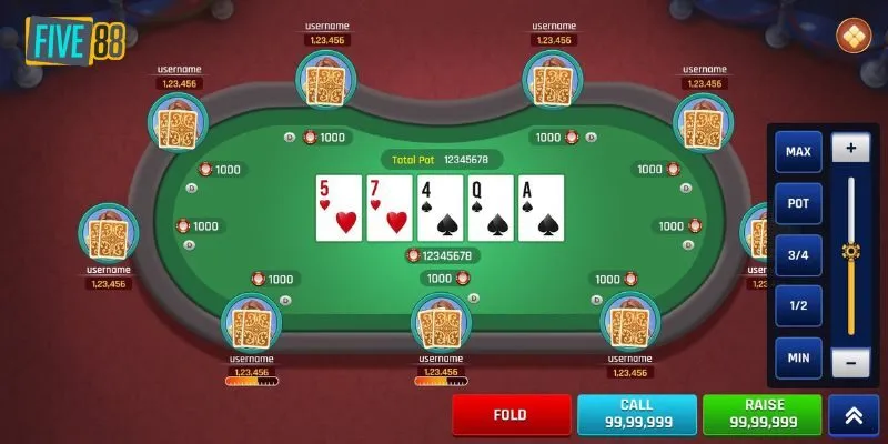 Những cách để chơi game Poker Five88 giỏi hơn